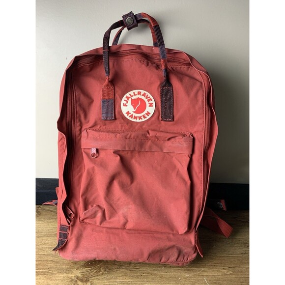 Fjallraven Kanken Backpack Laptop Red Color Student School Work READ - Picture 1 of 15